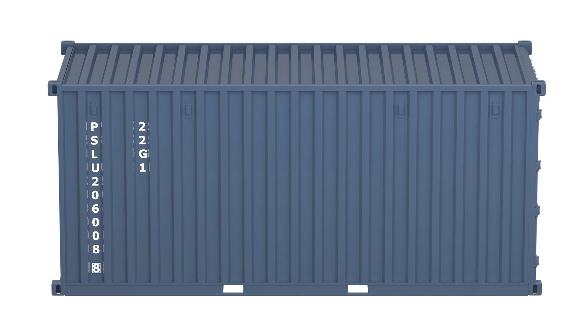 20 ft Container Collection 3D model_8