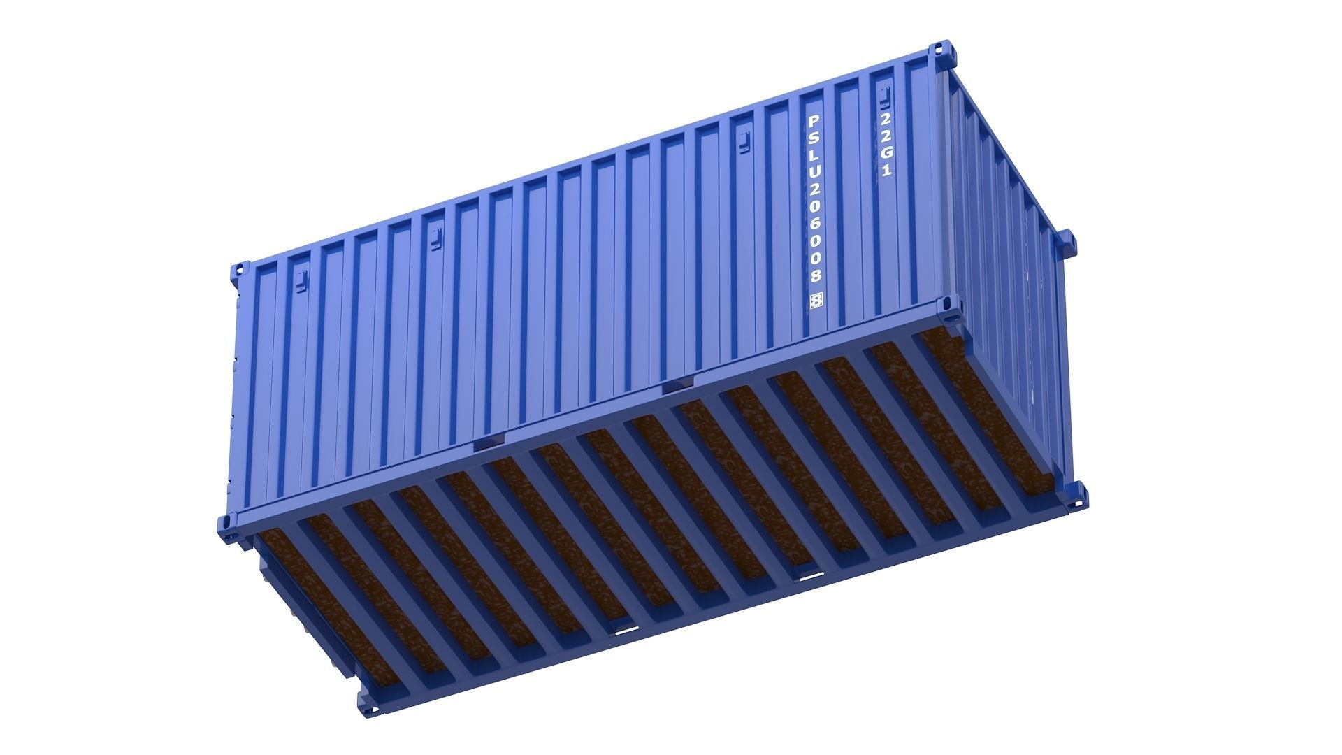 20 ft Container Collection 3D model_21