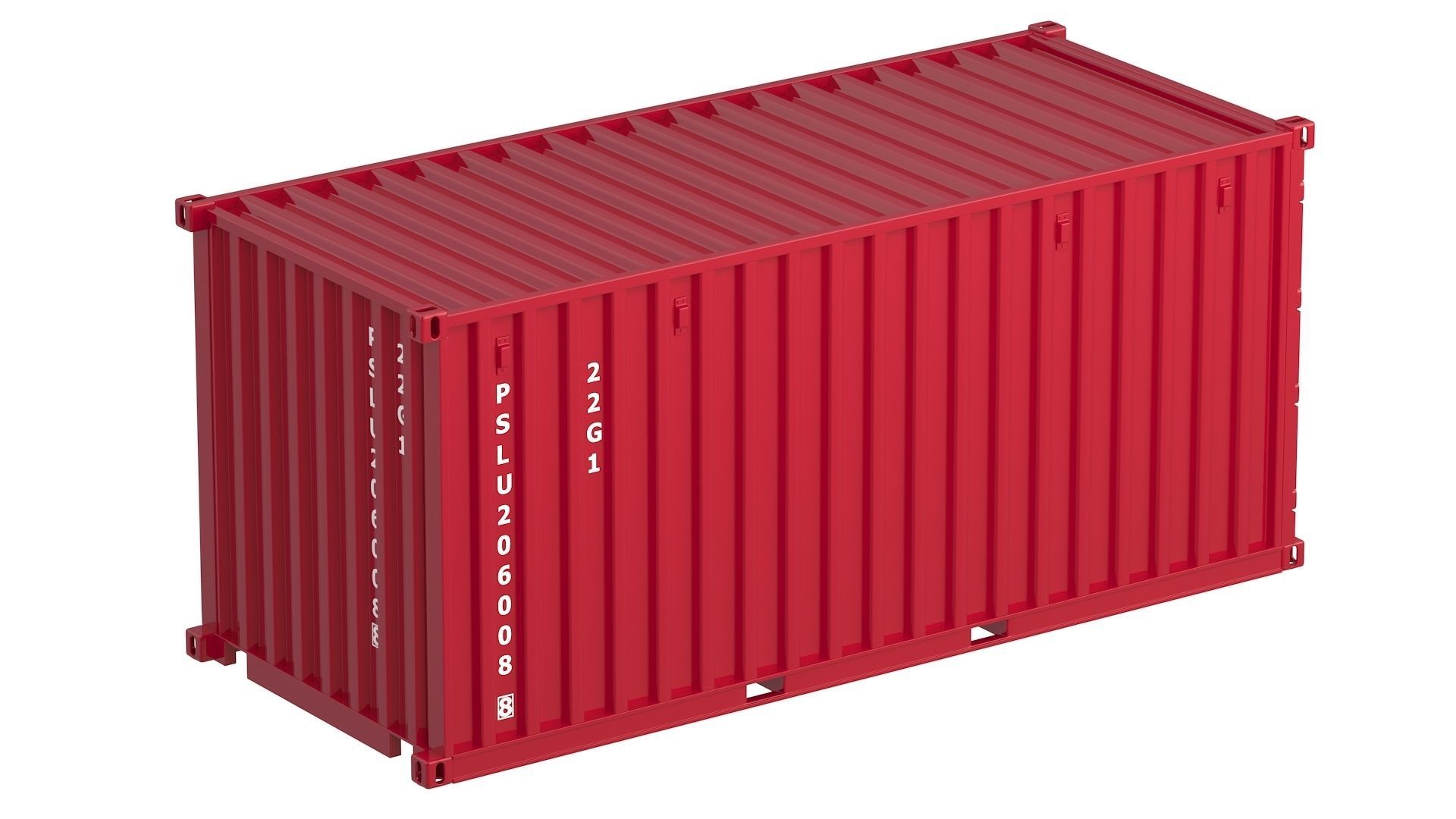 20 ft Container Collection 3D model_49