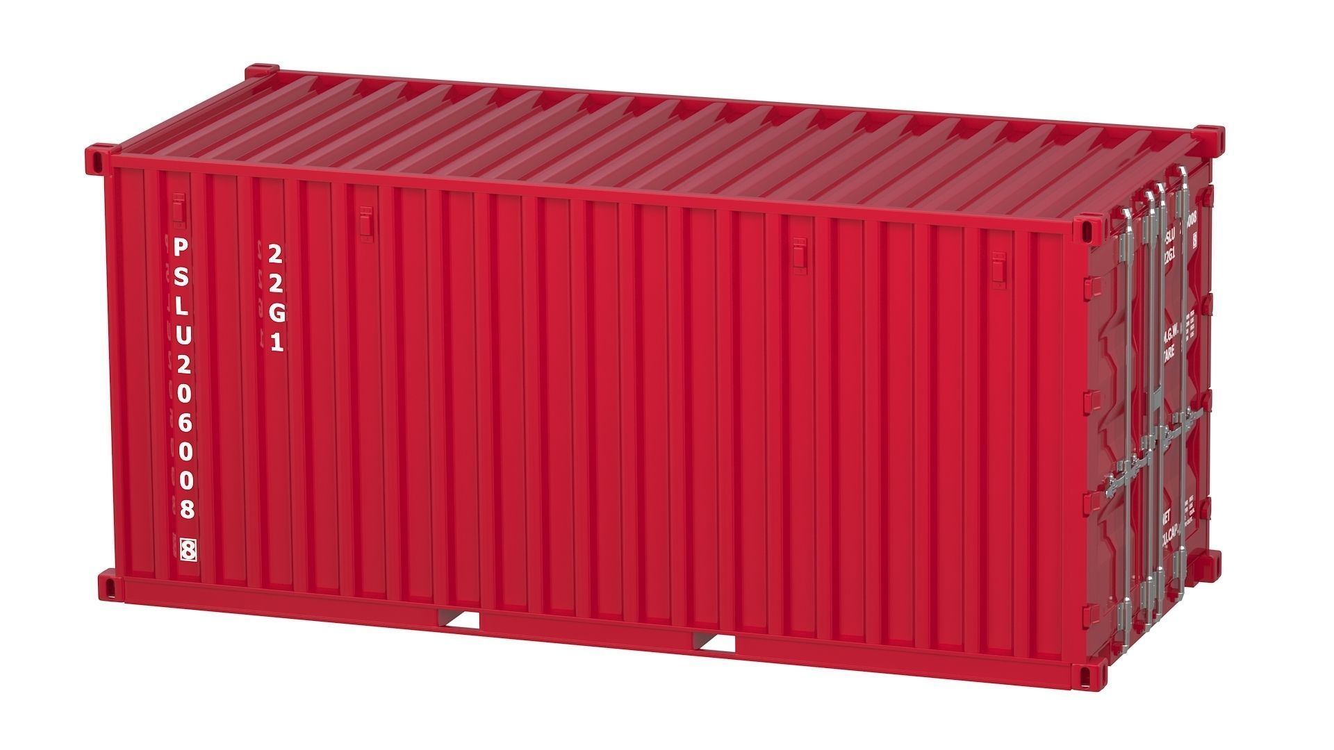 20 ft Container Collection 3D model_47