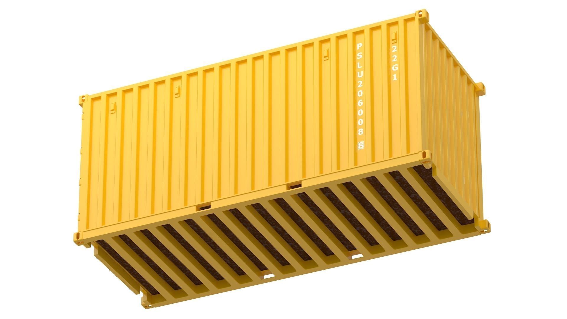 20 ft Container Collection 3D model_41