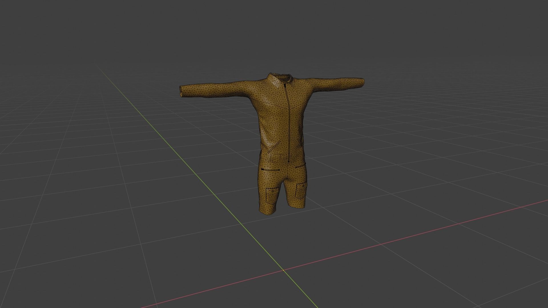 Male Clothes Low-poly 3D model_6