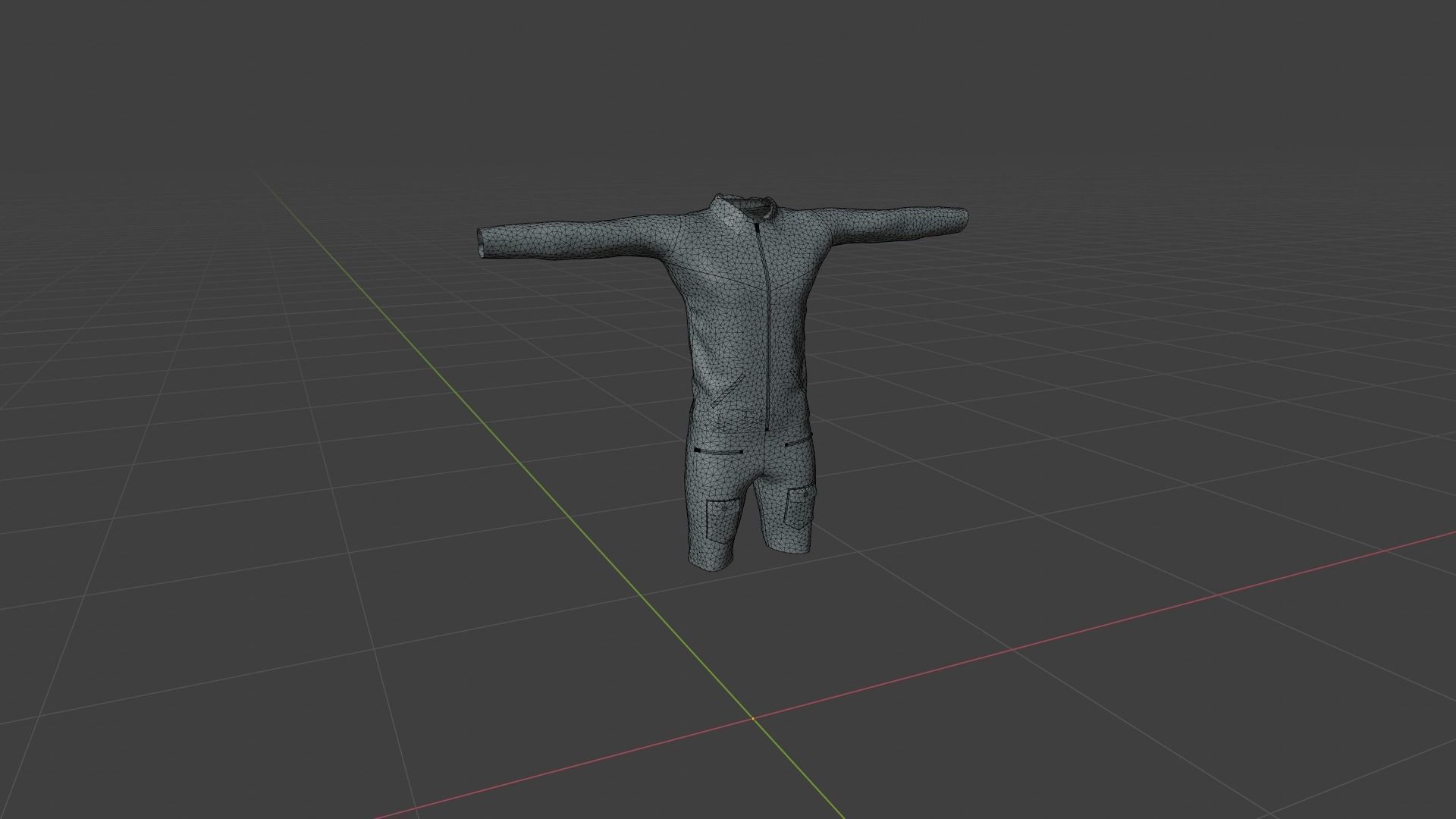Male Clothes Low-poly 3D model_6