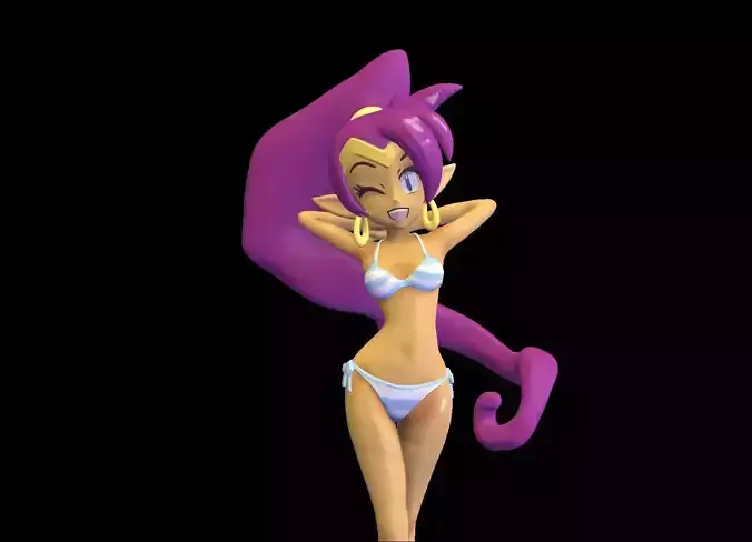 Shantae Bikini 3D print model