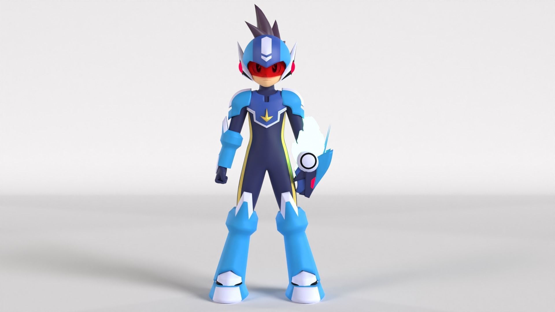Mega Man Star Force 3D model_4