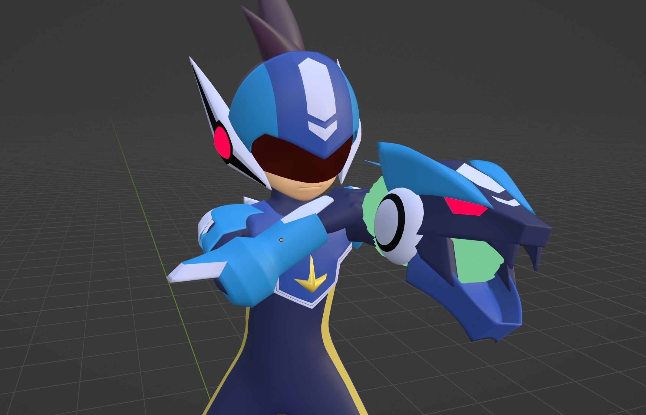 Mega Man Star Force 3D model_9