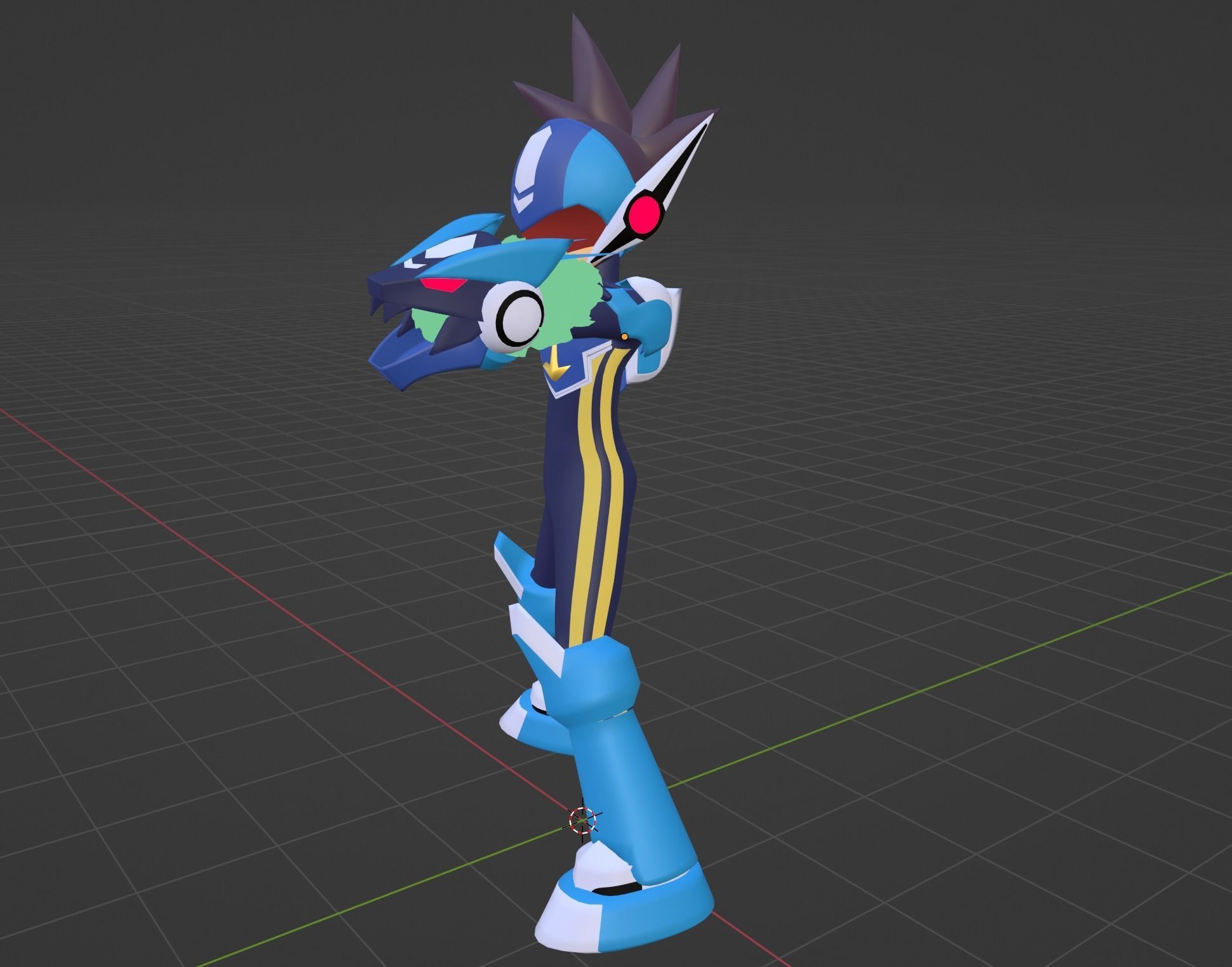 Mega Man Star Force 3D model_6