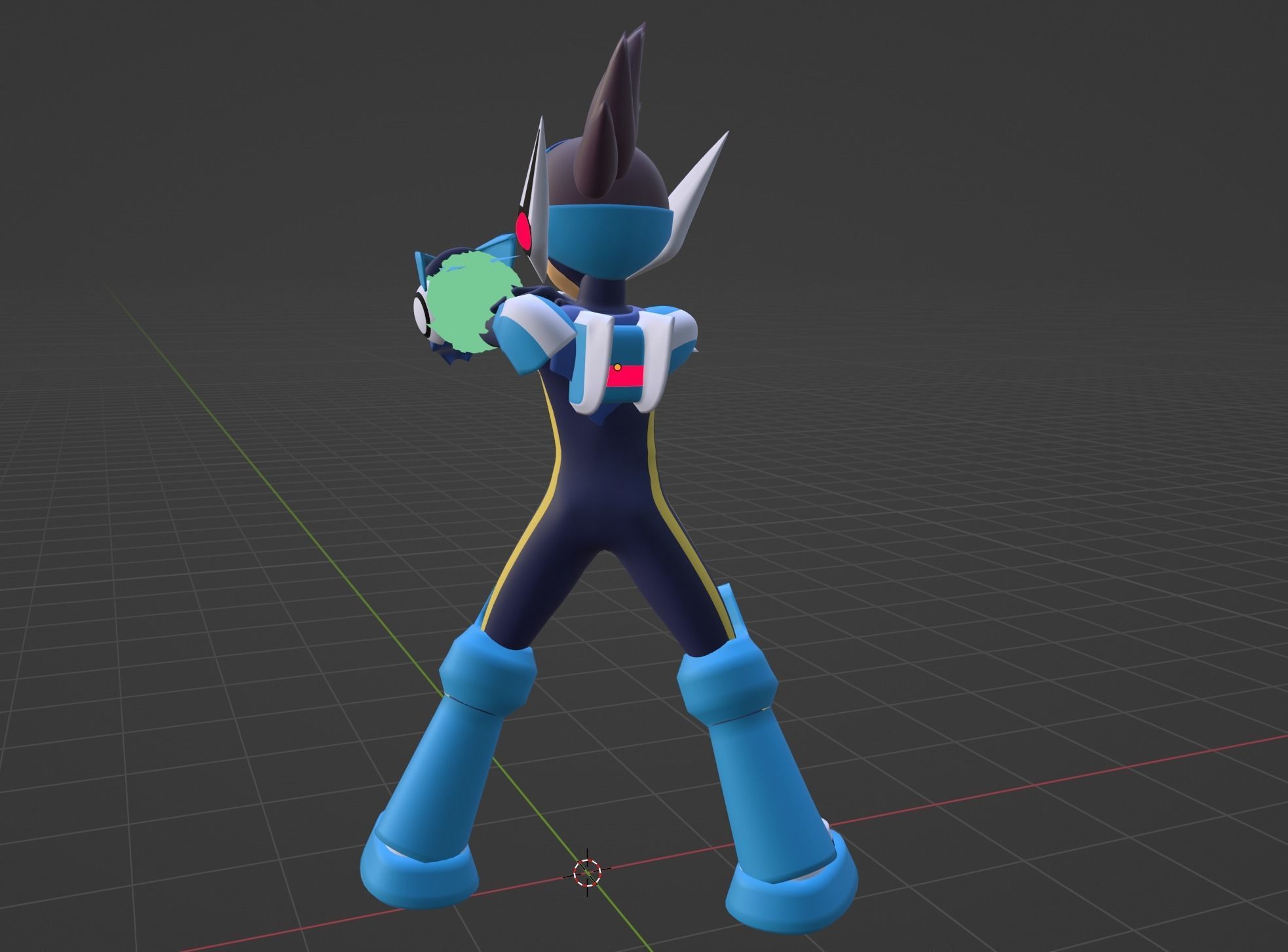 Mega Man Star Force 3D model_7