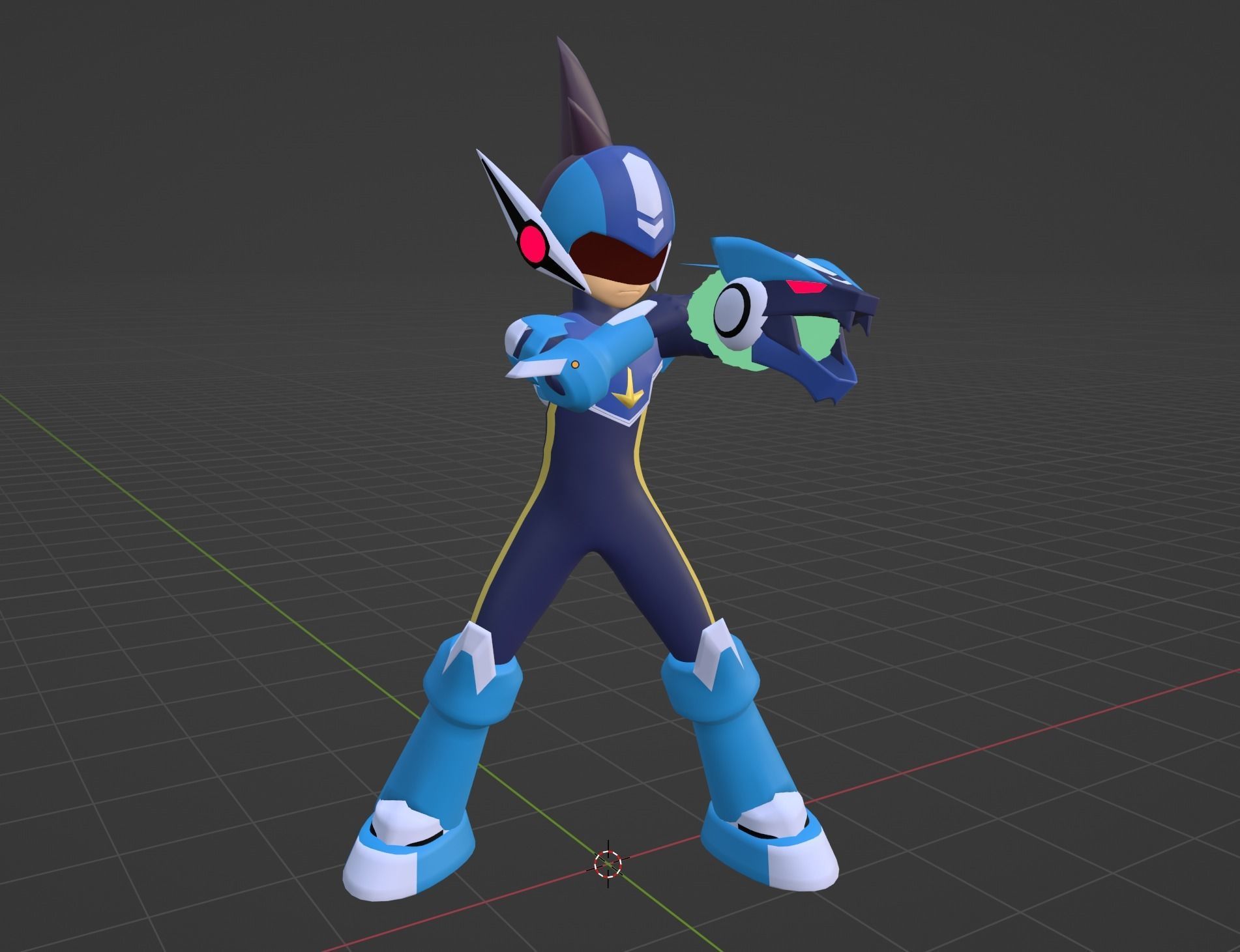 Mega Man Star Force 3D model_5