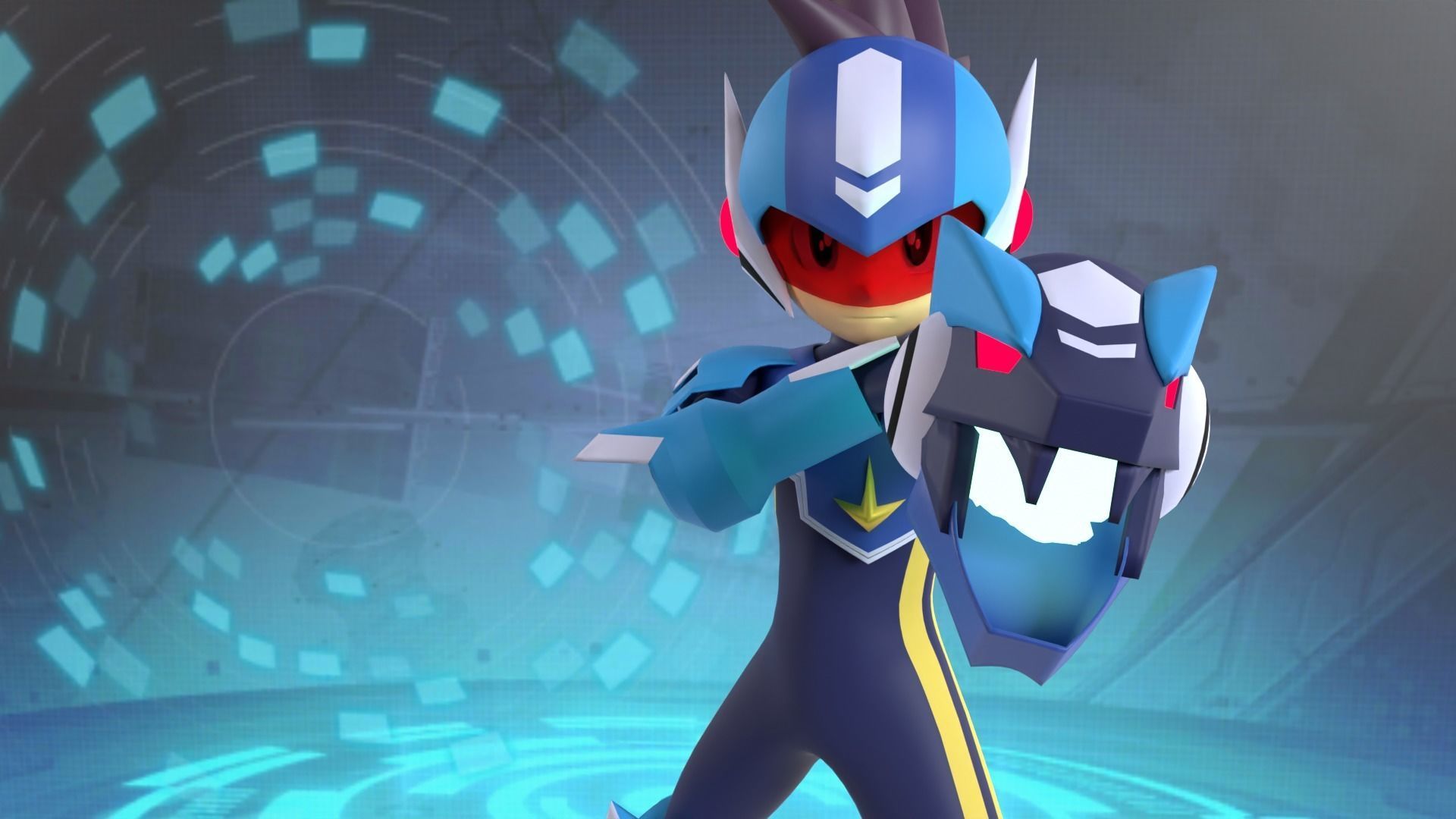 Mega Man Star Force 3D model_1