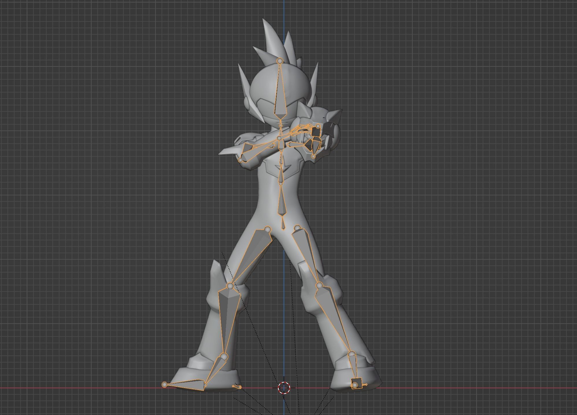 Mega Man Star Force 3D model_14