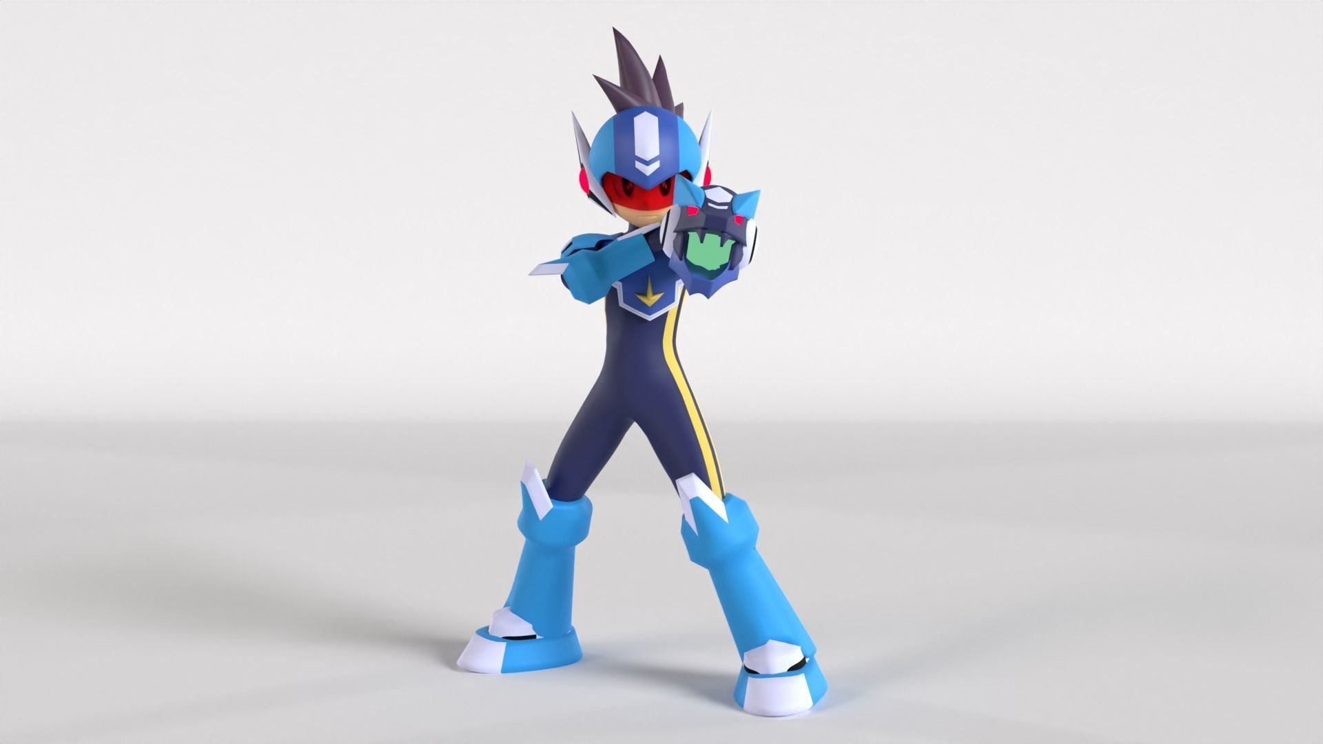 Mega Man Star Force 3D model_3