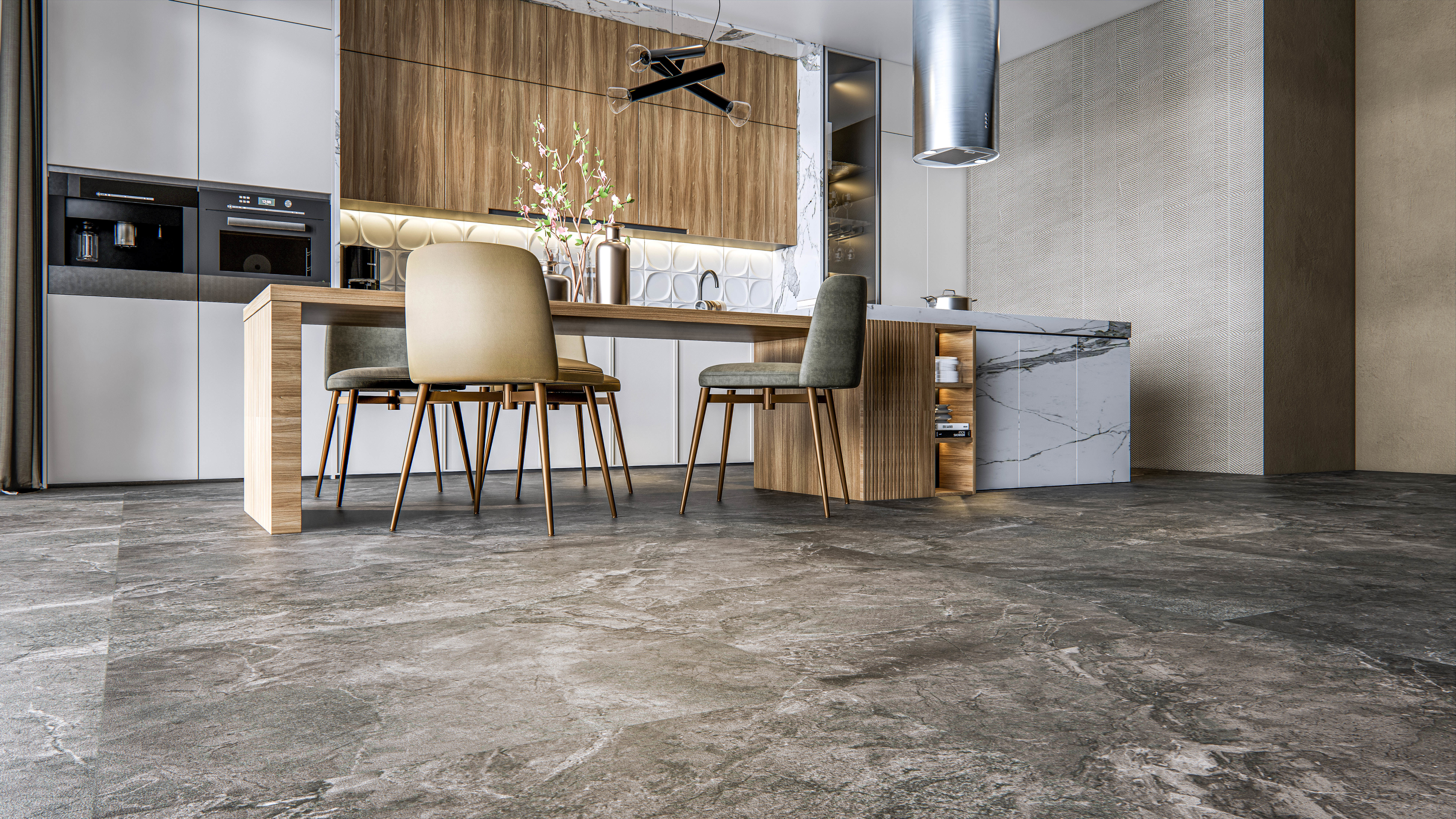 Kitchen Modern interior  0023 3D model_18