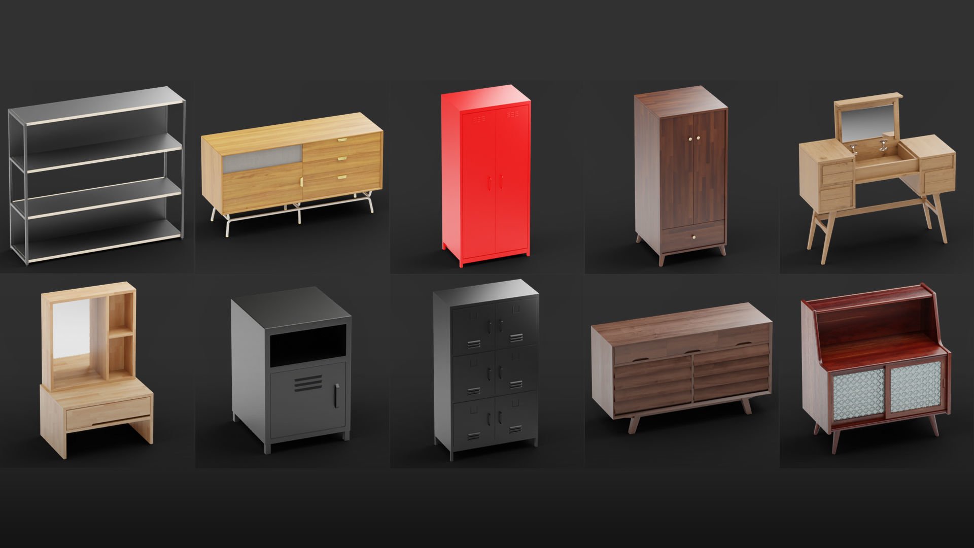 Mega Pack 10 000 furniture Models Cycles And Eevee 3D model_64
