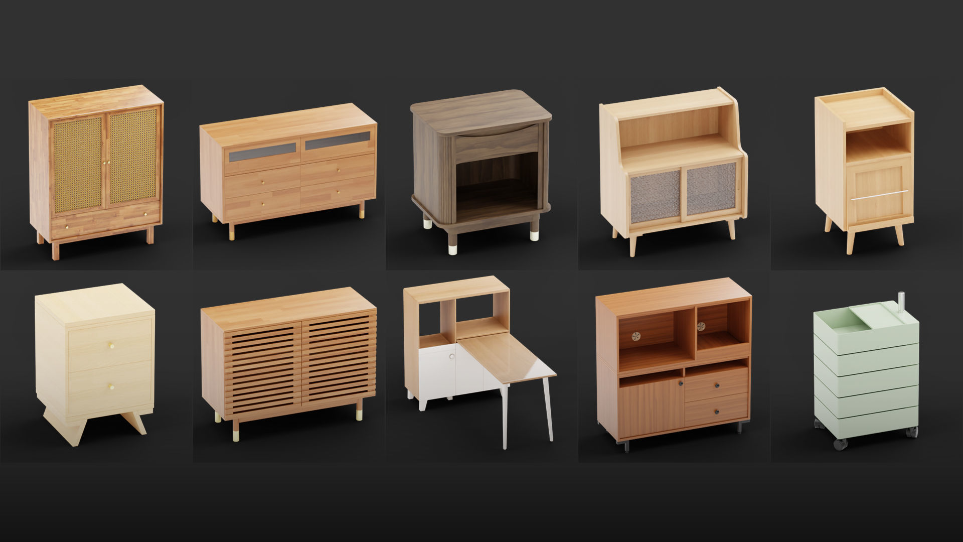 Mega Pack 10 000 furniture Models Cycles And Eevee 3D model_63
