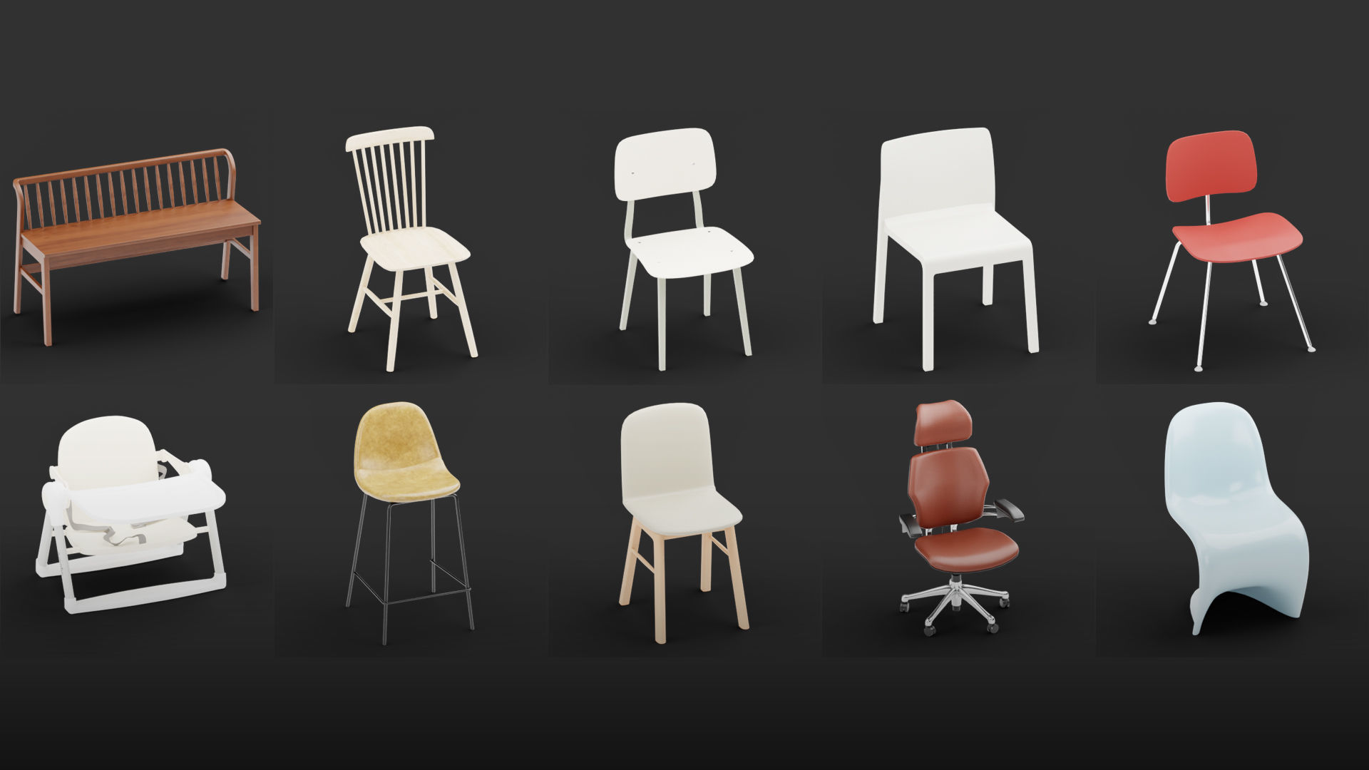 Mega Pack 10 000 furniture Models Cycles And Eevee 3D model_48