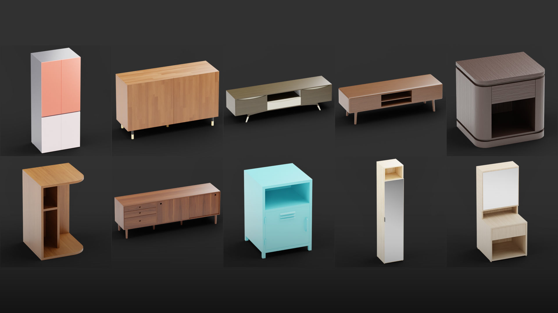 Mega Pack 10 000 furniture Models Cycles And Eevee 3D model_65