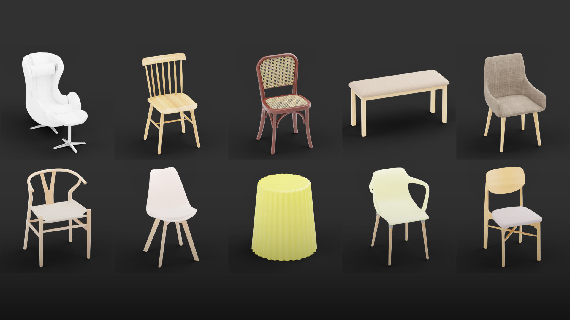Mega Pack 10 000 furniture Models Cycles And Eevee 3D model_45