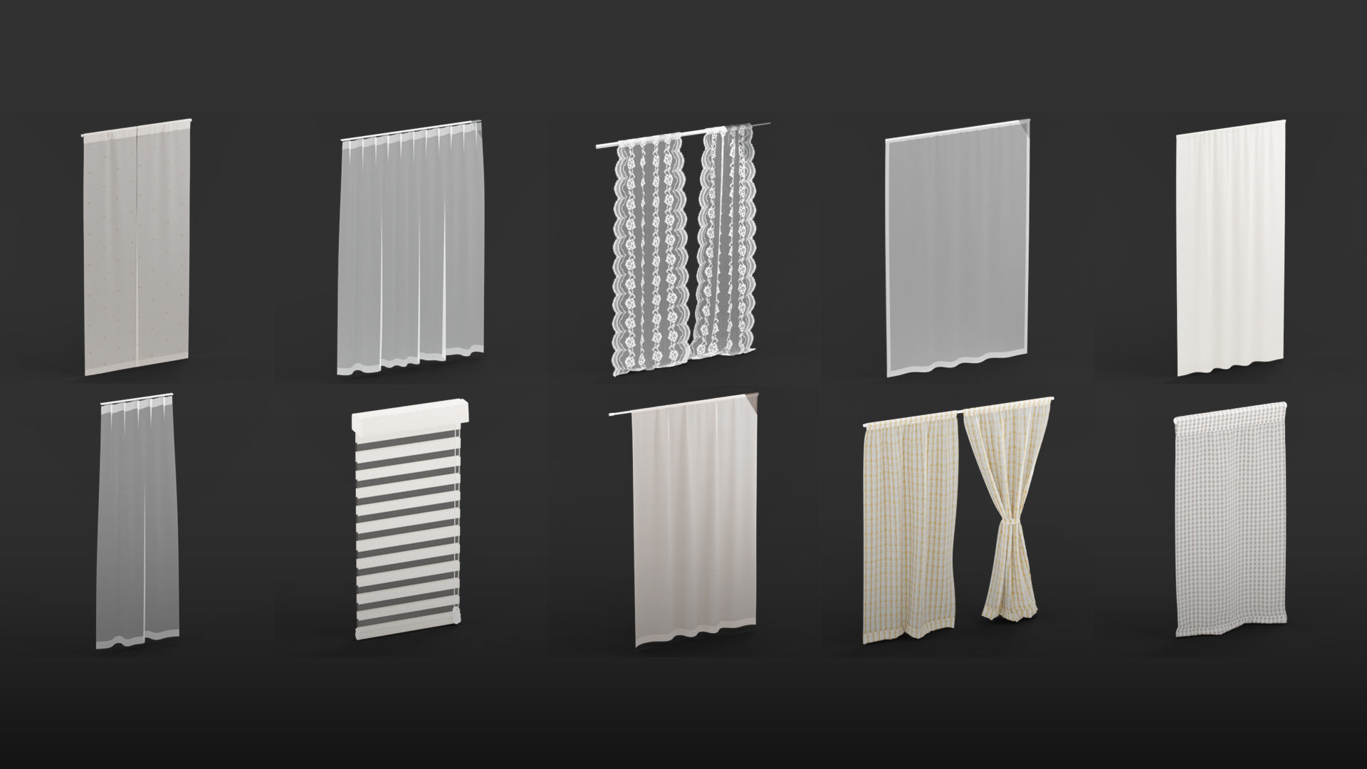 Mega Pack 10 000 furniture Models Cycles And Eevee 3D model_40