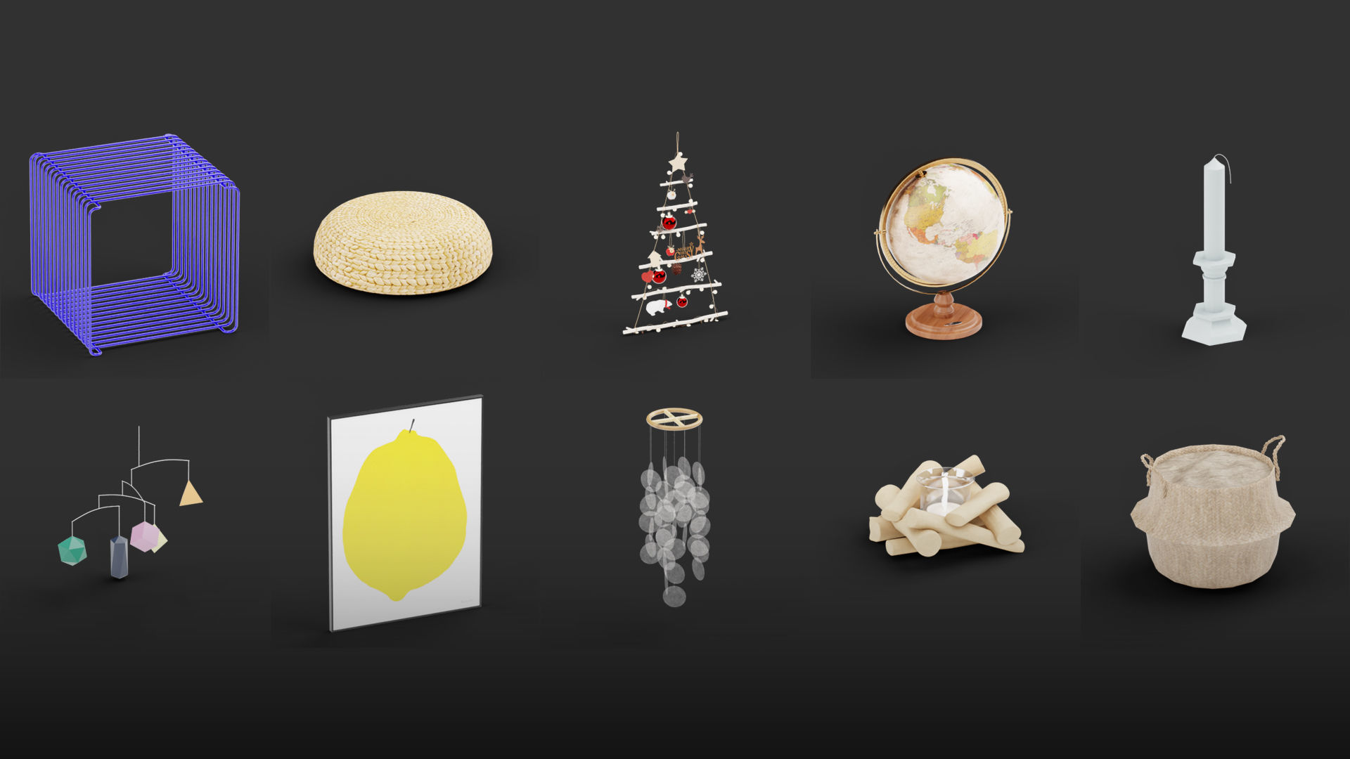 Mega Pack 10 000 furniture Models Cycles And Eevee 3D model_5