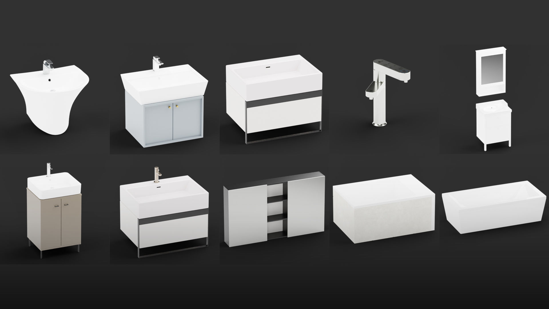 Mega Pack 10 000 furniture Models Cycles And Eevee 3D model_55