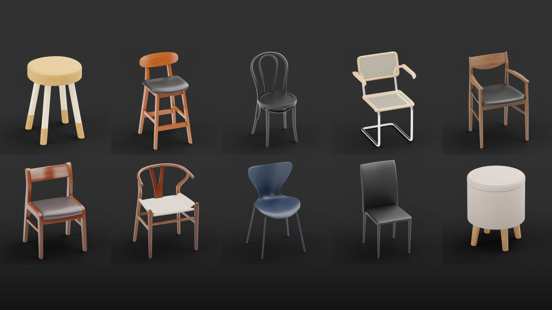 Mega Pack 10 000 furniture Models Cycles And Eevee 3D model_46