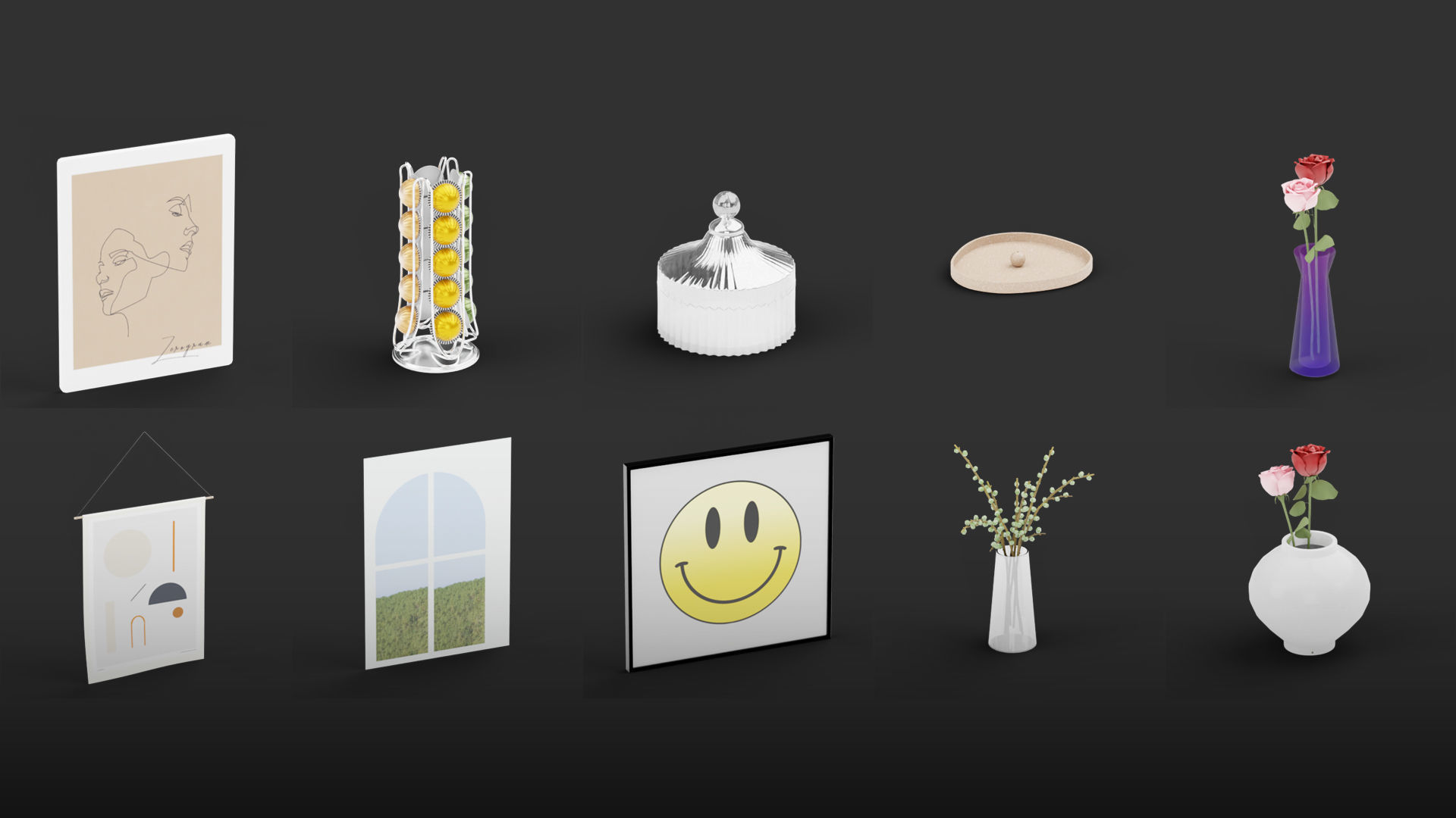 Mega Pack 10 000 furniture Models Cycles And Eevee 3D model_12