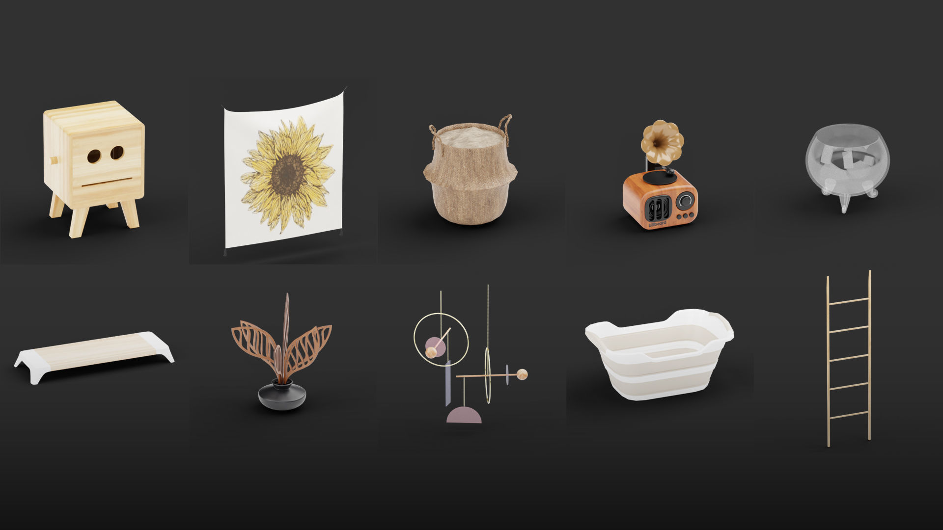 Mega Pack 10 000 furniture Models Cycles And Eevee 3D model_8