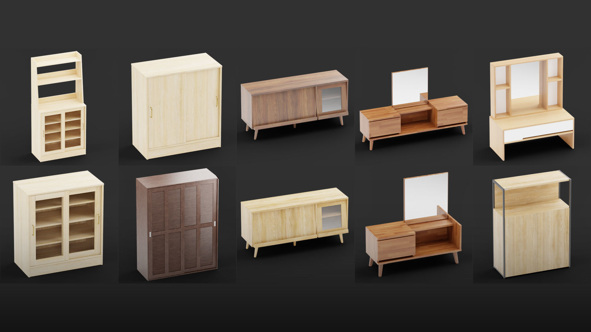 Mega Pack 10 000 furniture Models Cycles And Eevee 3D model_67