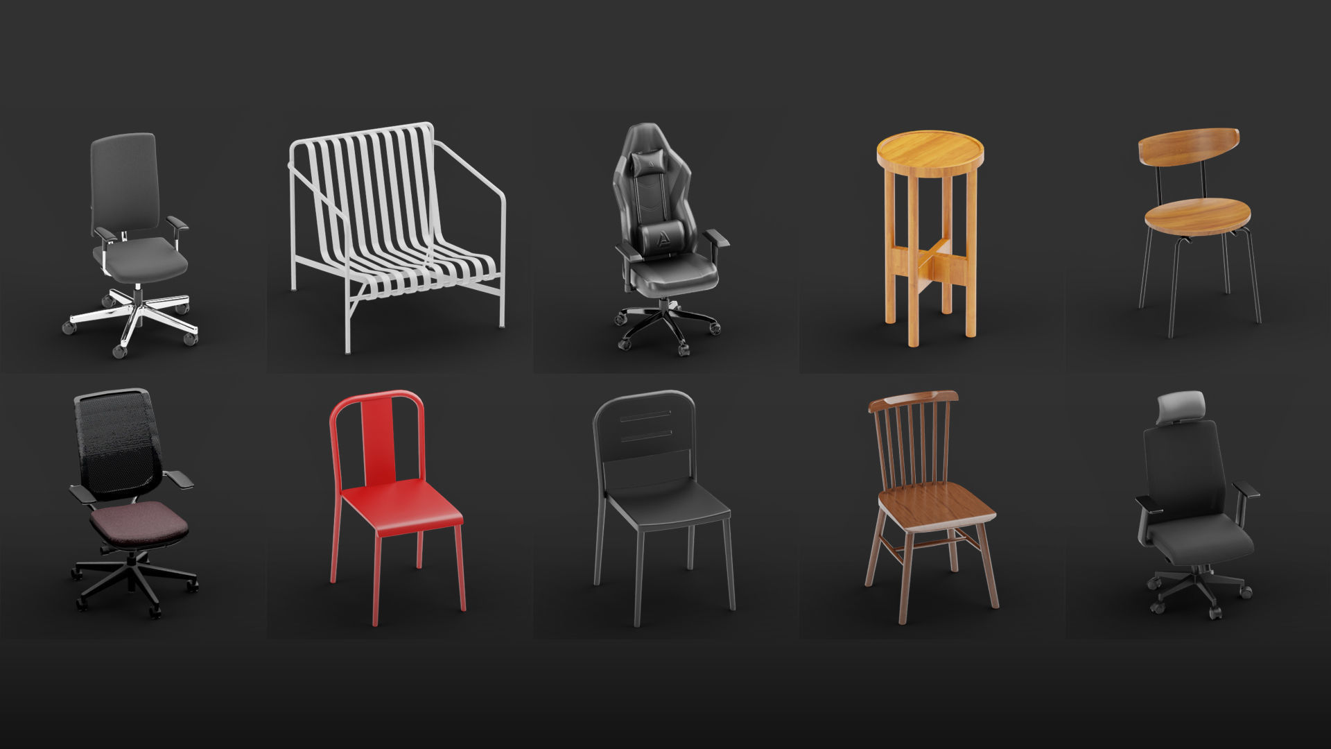 Mega Pack 10 000 furniture Models Cycles And Eevee 3D model_51