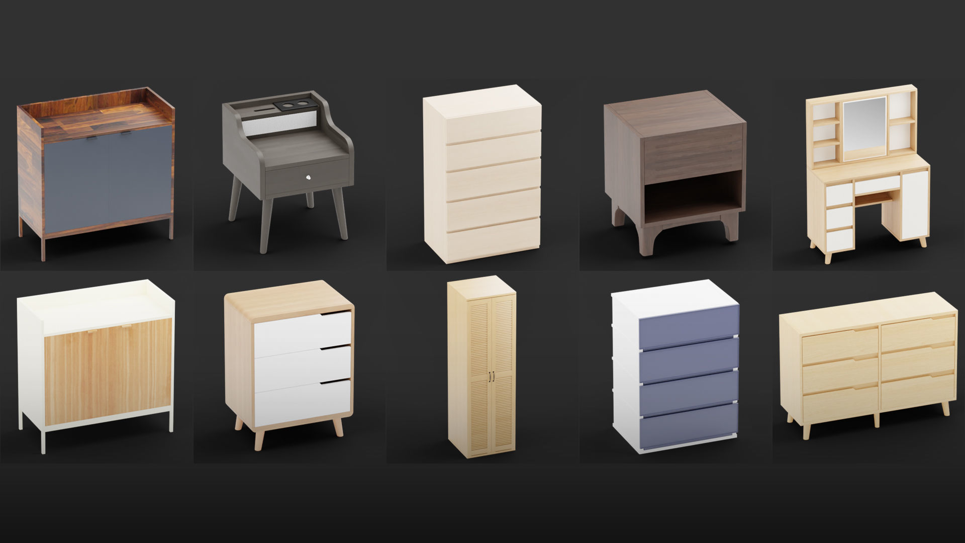 Mega Pack 10 000 furniture Models Cycles And Eevee 3D model_61