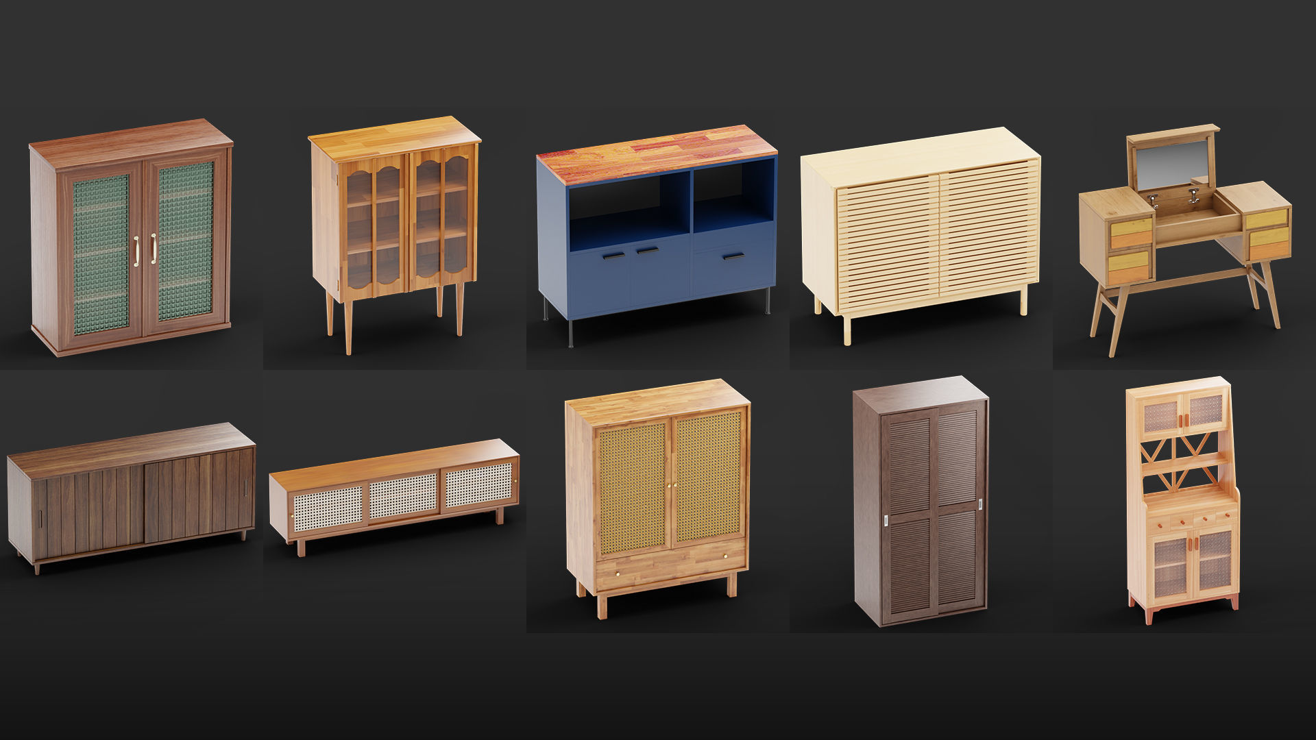 Mega Pack 10 000 furniture Models Cycles And Eevee 3D model_37