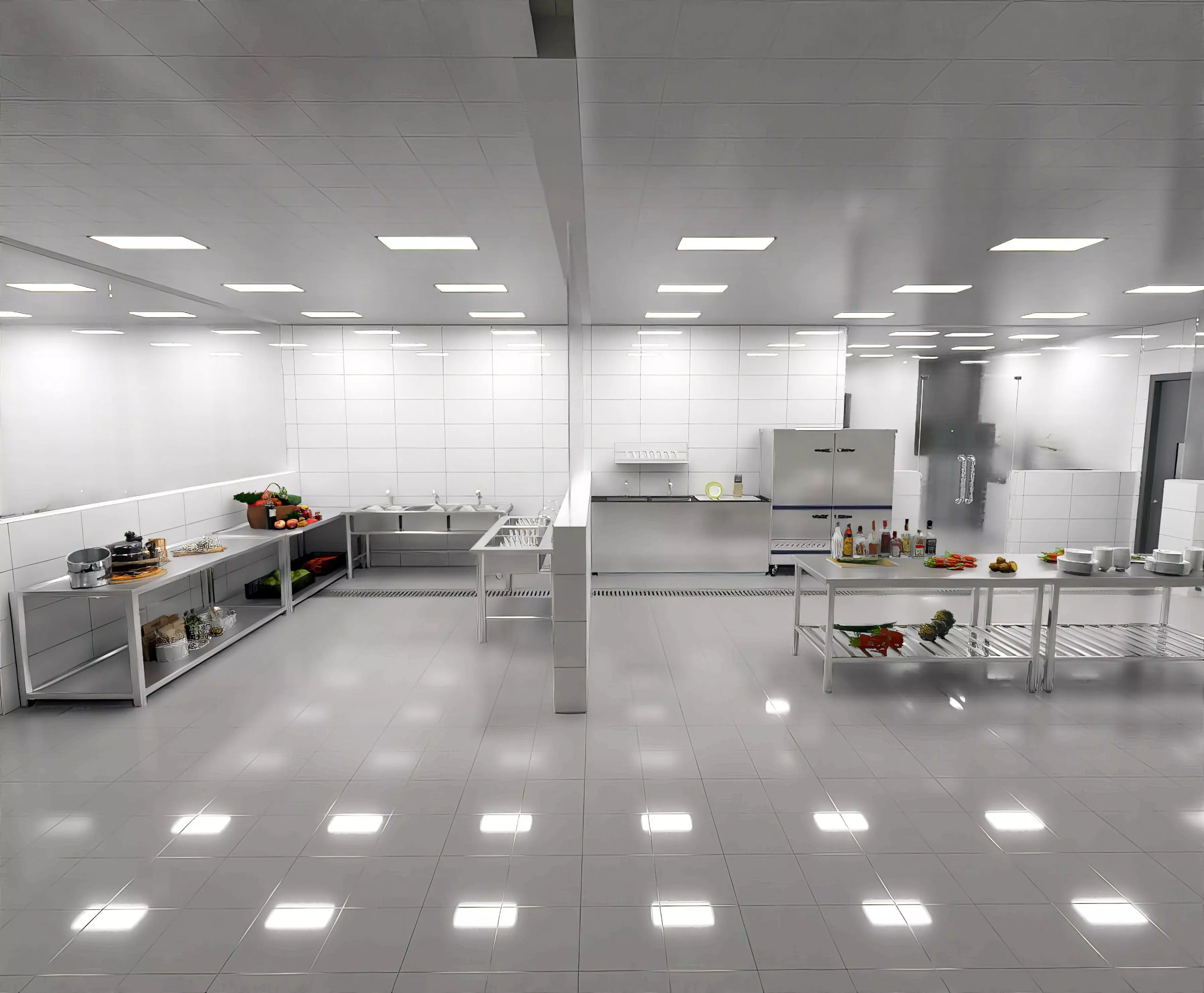 Modern Kitchen Restaurant a of 3D model