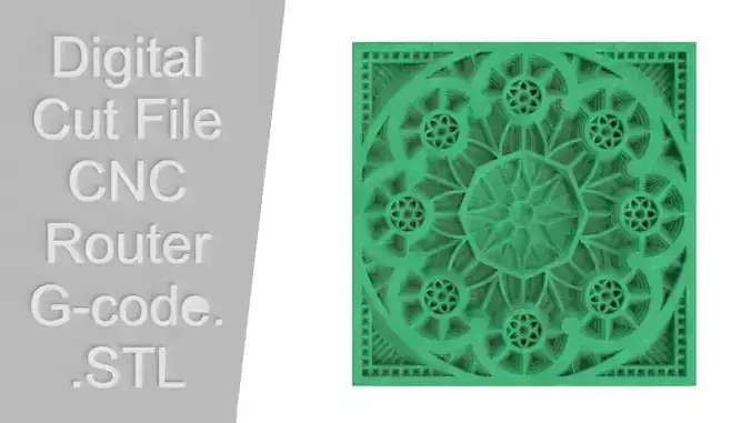 D01 Digital Files For Milling and CNC  Router Cut Toolpath  Art