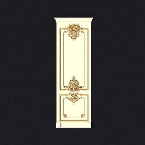 classical elegant door 3D model