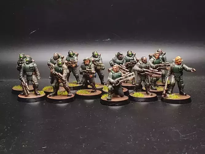 Jade Coalition - Scout Infantry 3D print model
