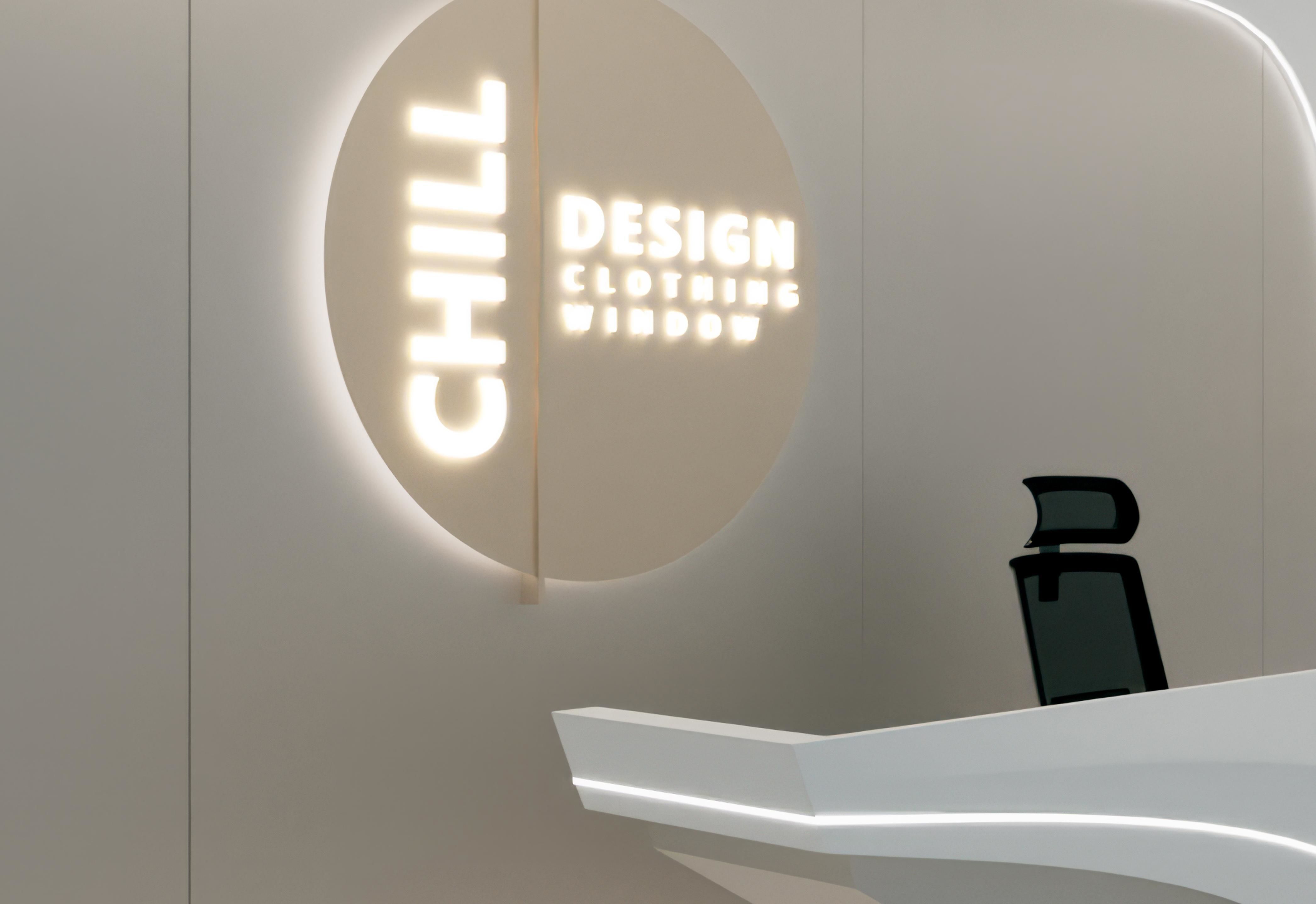 Front Modern Office Company 3D model_2