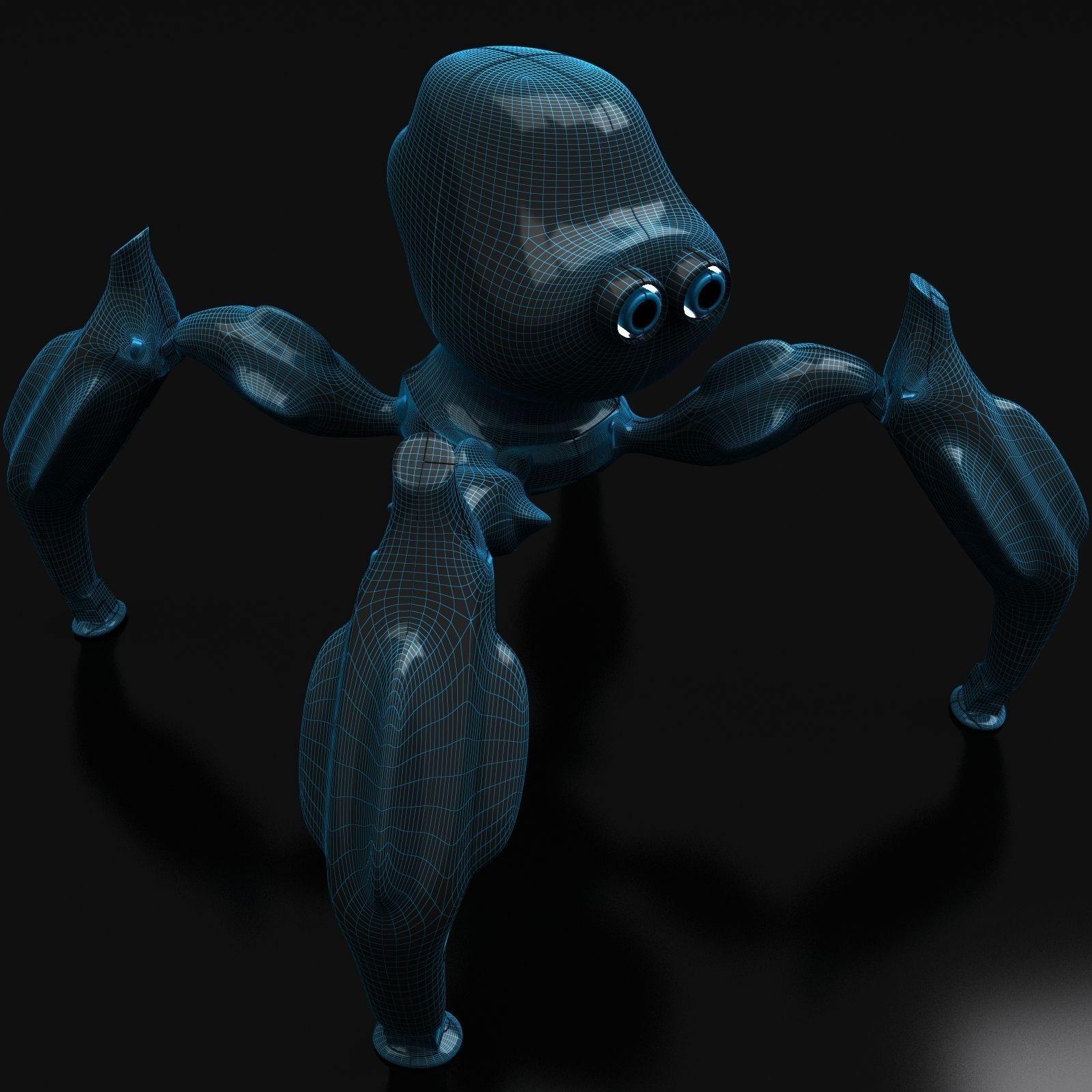 Spider Robot  3D model_2