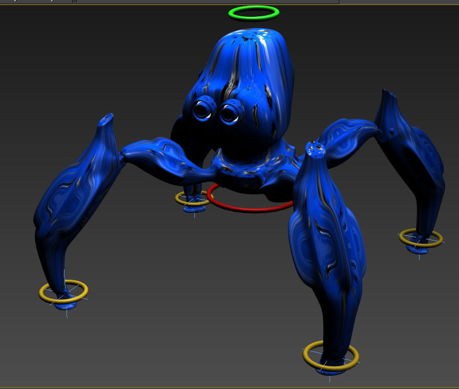 Spider Robot  3D model_4