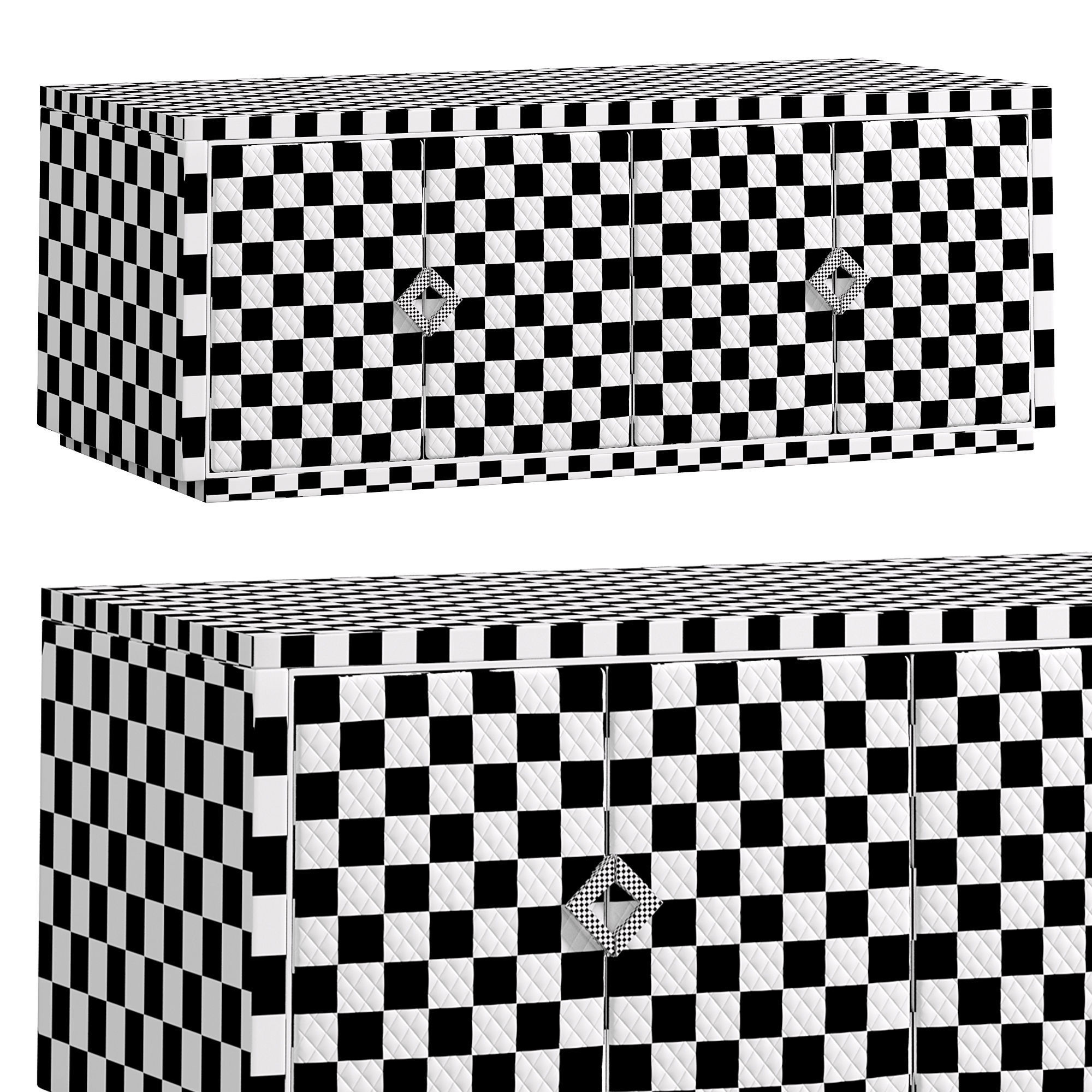 Noir console by Elve luxury 3D model_4