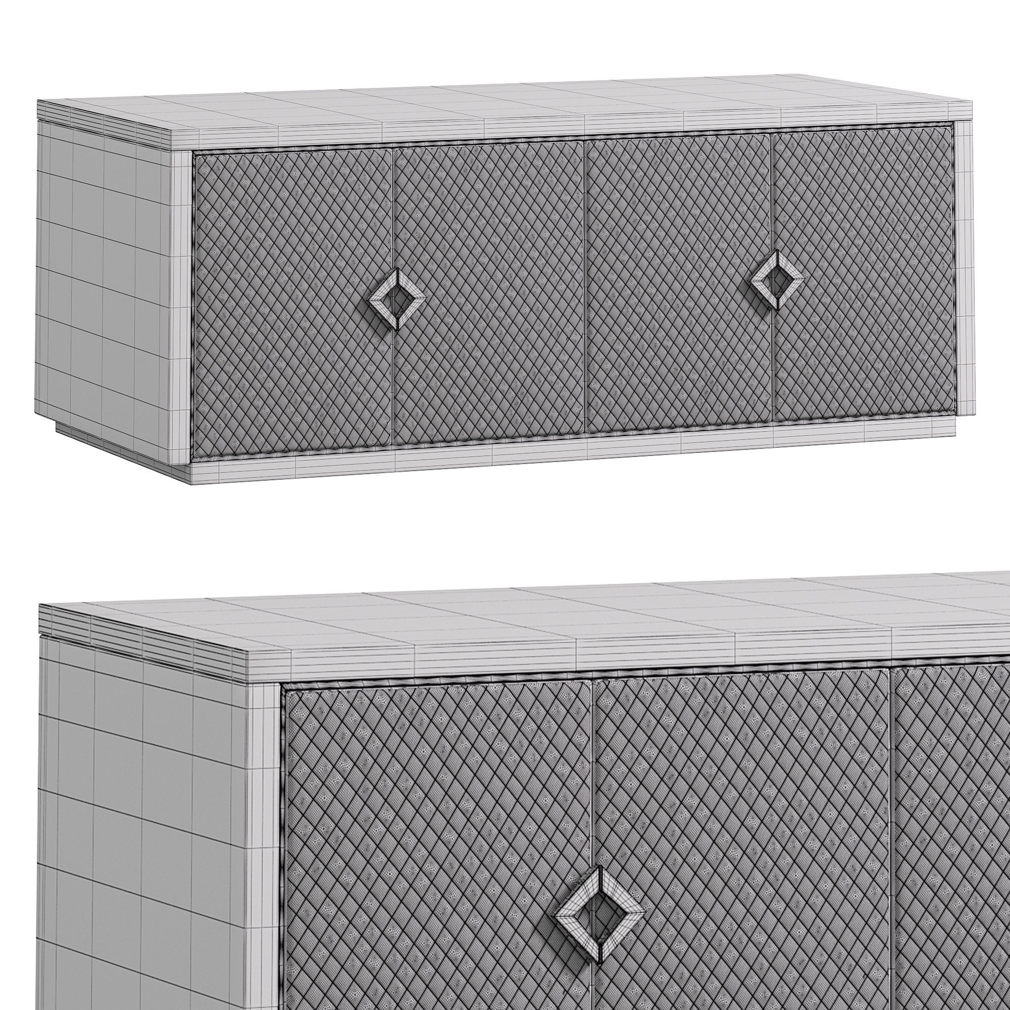 Noir console by Elve luxury 3D model_3