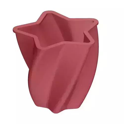 Plastic Flower Vase 3D model