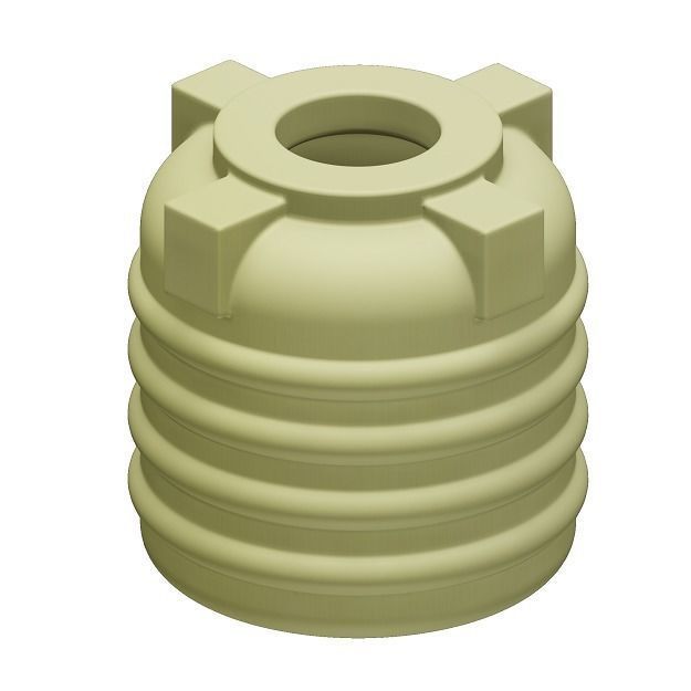 Plastic Storage Tank 3D model_1