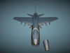 Vought LTV A-7E Corsair II - 3D Printable Model 3D model 3D printable ...