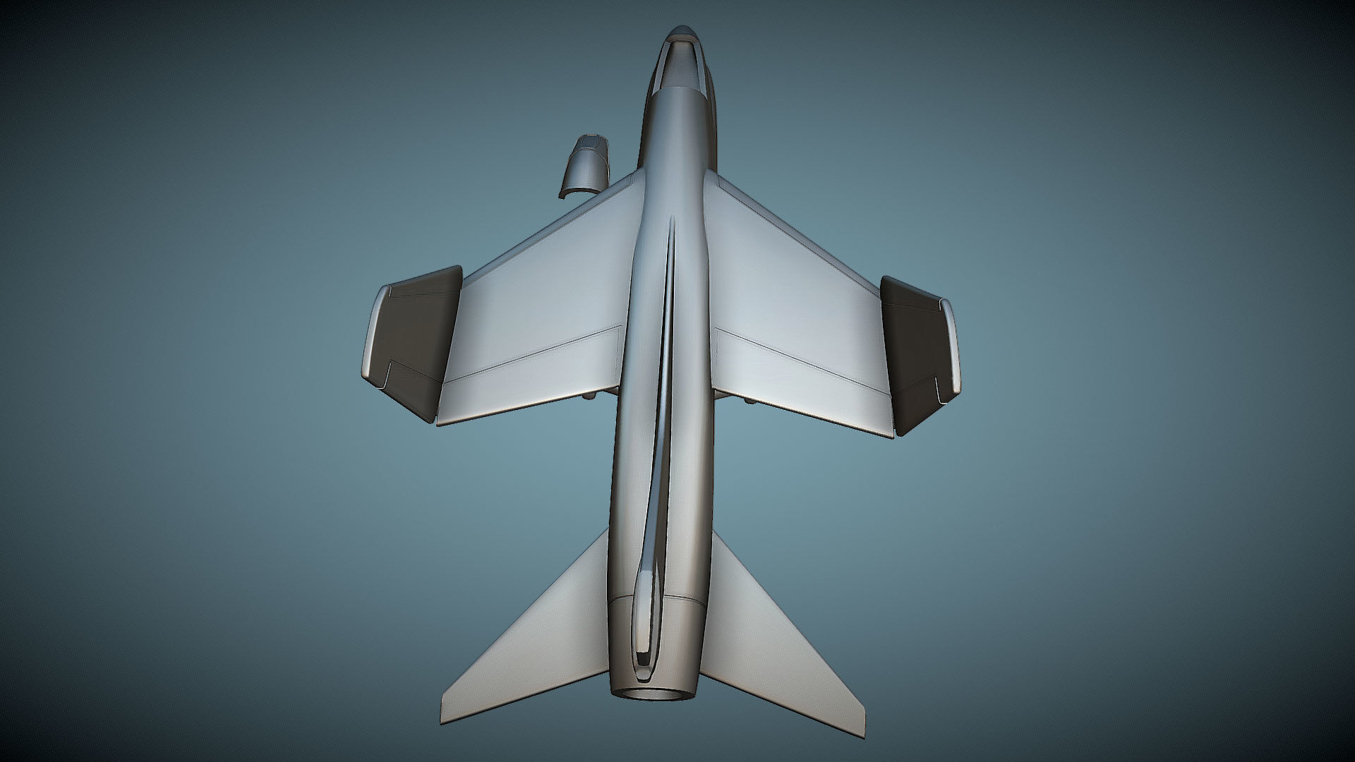 Vought LTV A-7E folded wings - 3D Printable Model 3D print model_3