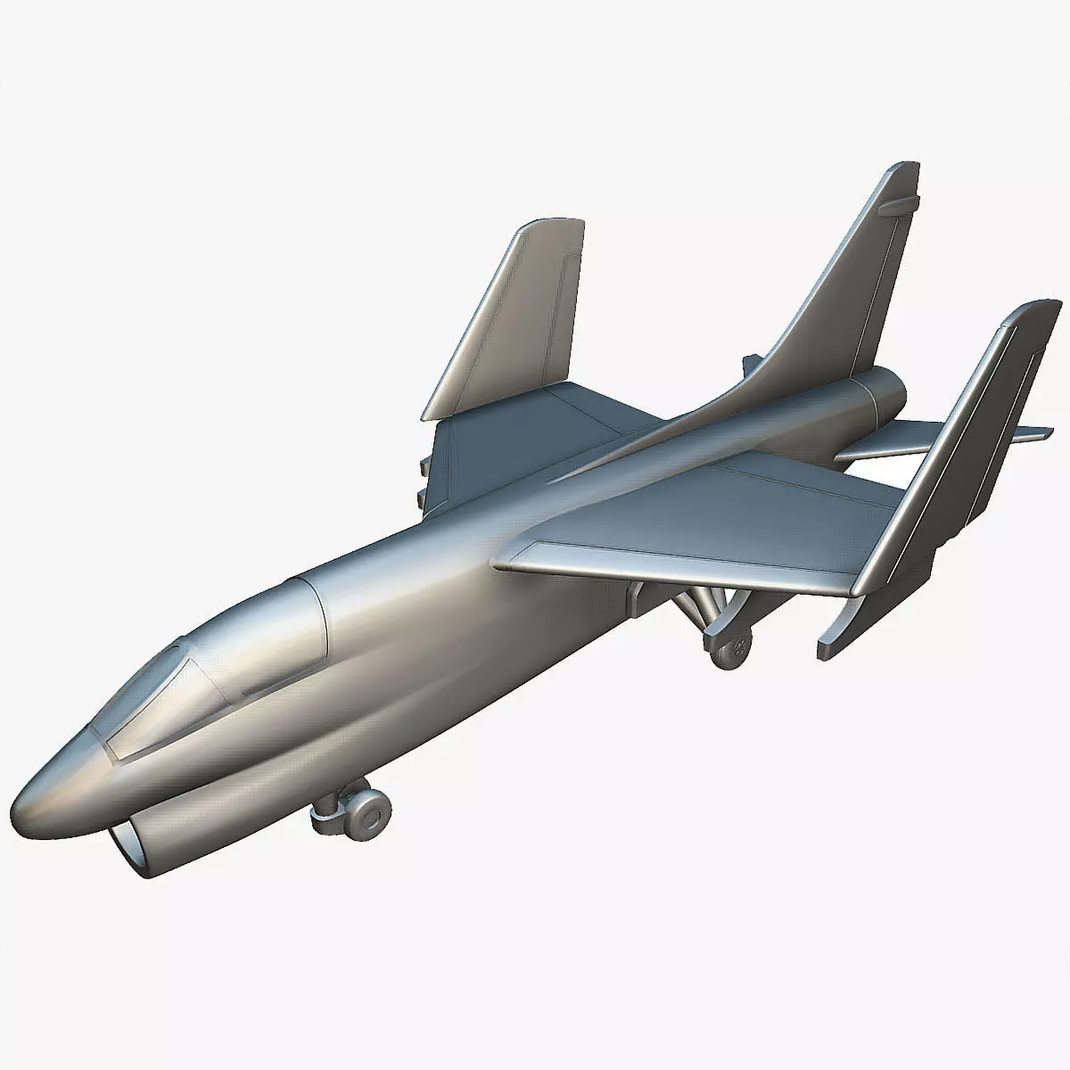Vought LTV A-7E folded wings - 3D Printable Model 3D print model_0