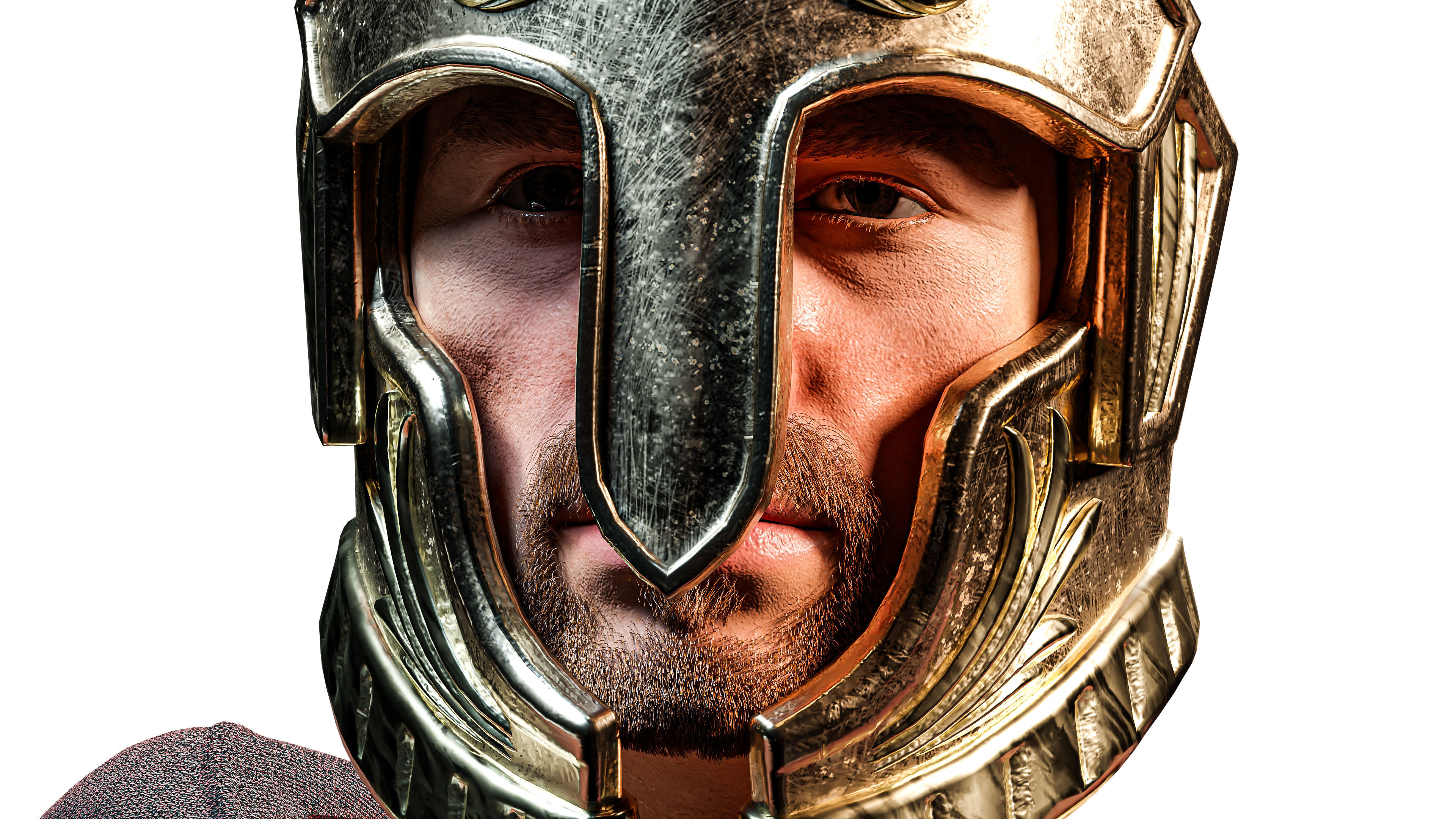 Jules Cesar - Roman Emperor Centurion Blender  Low-poly 3D model_44