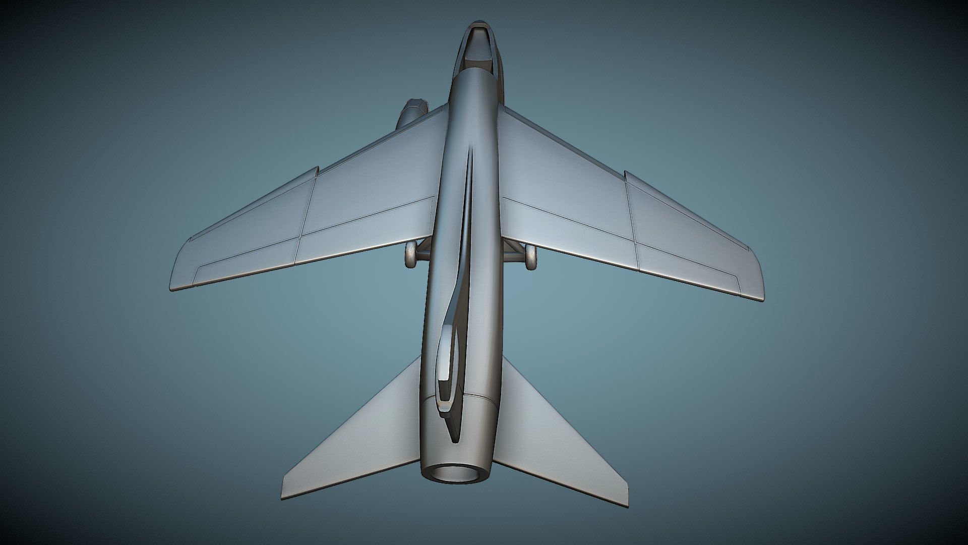 Vought LTV TA-7C Corsair II - 3D Printable Model 3D model 3D printable ...