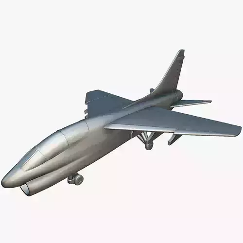 Vought LTV TA-7C Corsair II - 3D Printable Model 3D print model