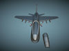 Vought LTV TA-7C Corsair II - 3D Printable Model 3D model 3D printable ...